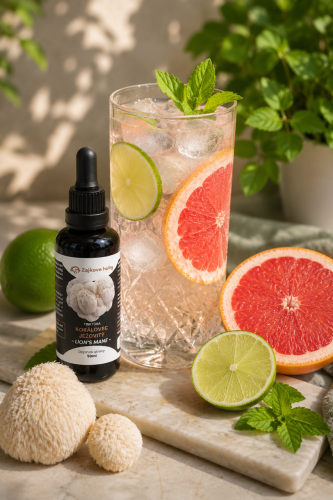 Recept: Osviežujúci letný drink s hubami