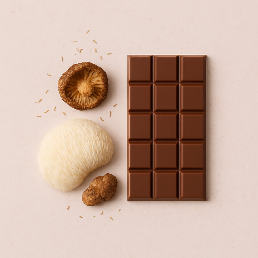 Funkčná čokoláda s Lion´s mane Funkčná čokoláda s Lion´s mane