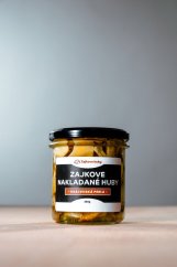 Nakladané Zajkove huby kráľovská perla (Hliva kráľovská & Hliva čierna perla)