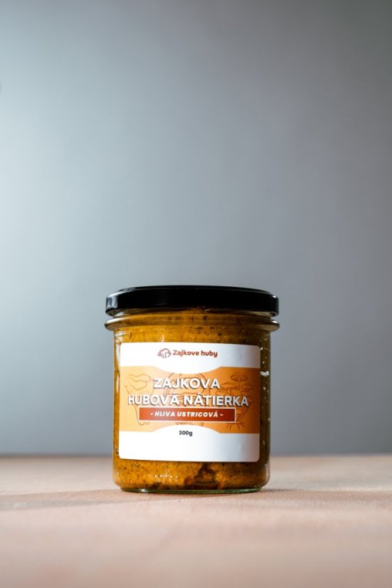Zajkova hubová nátierka - Hliva ustricová - Hmotnosť: 200 g Zajkova hubová nátierka - Hliva ustricová - Hmotnosť: 200 g